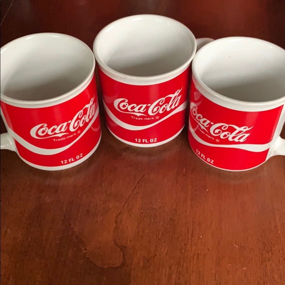 FINAL MARKDOWN!! Set of vintage Coca Cola Mugs